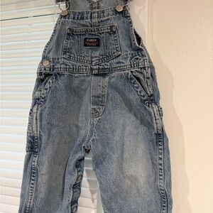 Vintage 100% Cotton OshKosh B'gosh Blue Denim Kids One Piece